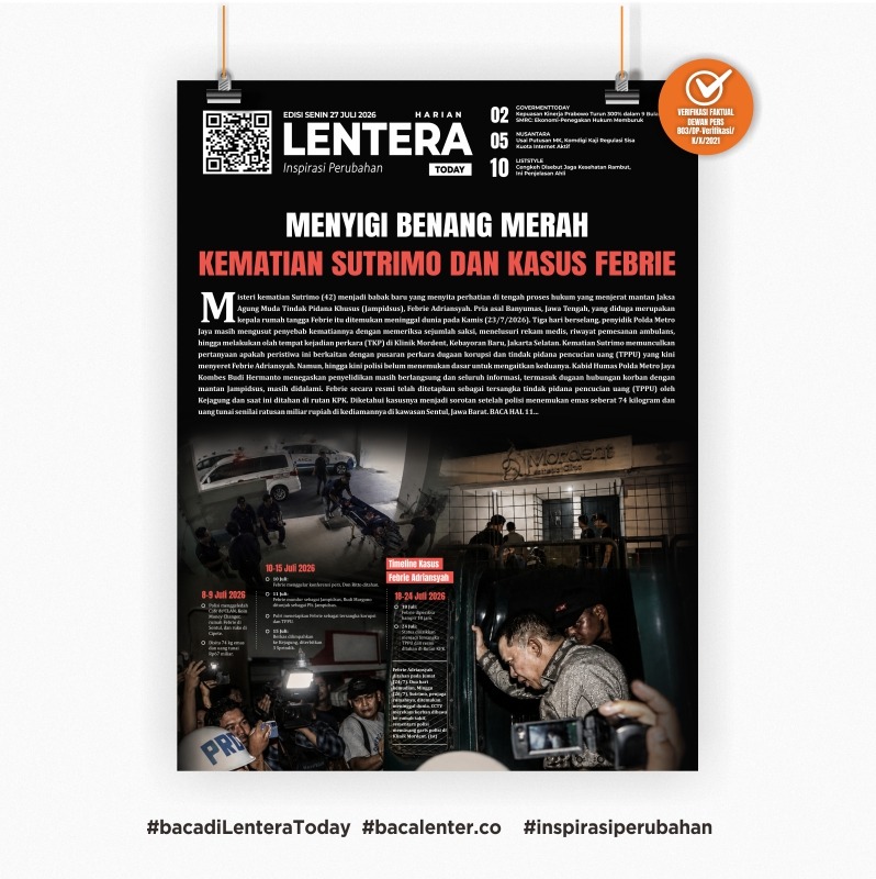 Menyigi Benang Merah Kematian Sutrimo dan Kasus Febrie (Koran Senin, 27 Juli 2026)