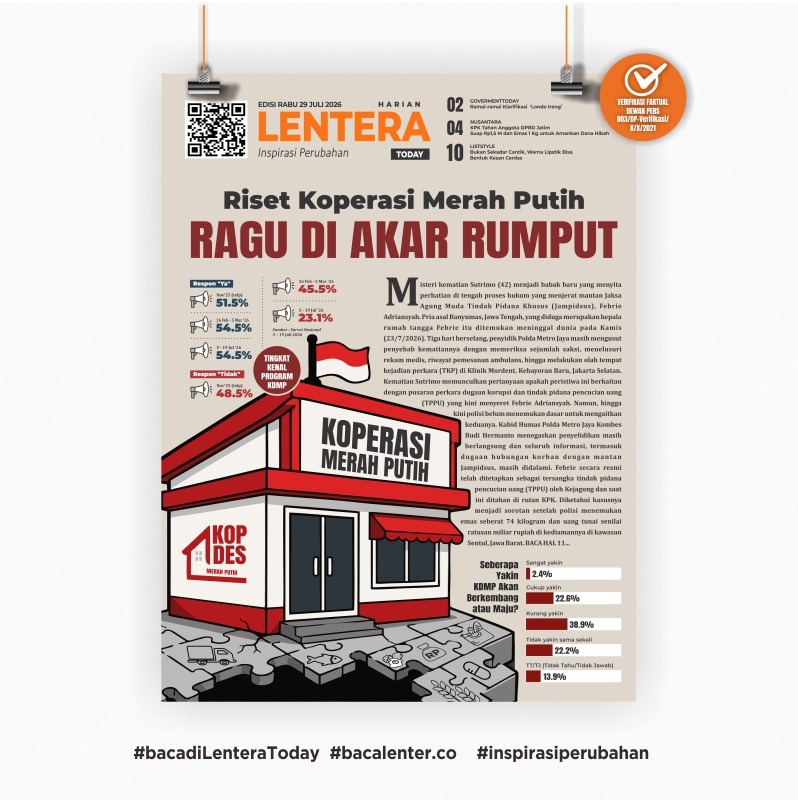 Riset Koperasi Merah Putih, Ragu di Akar Rumput (Koran Rabu, 29 Juli 2026)