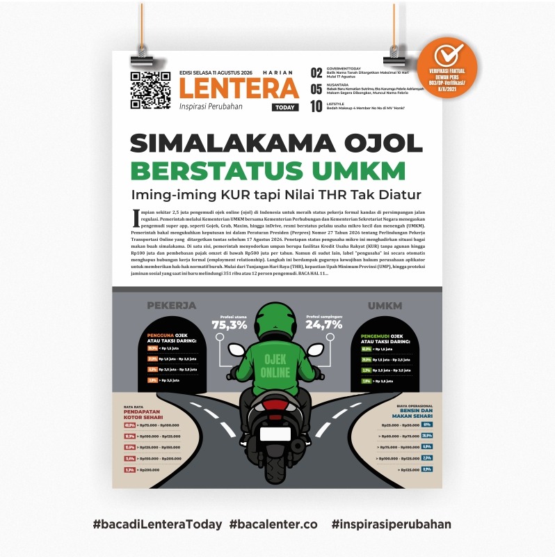 Simalakama Ojol Berstatus UMKM (Koran Selasa,11 Agustus 2026)