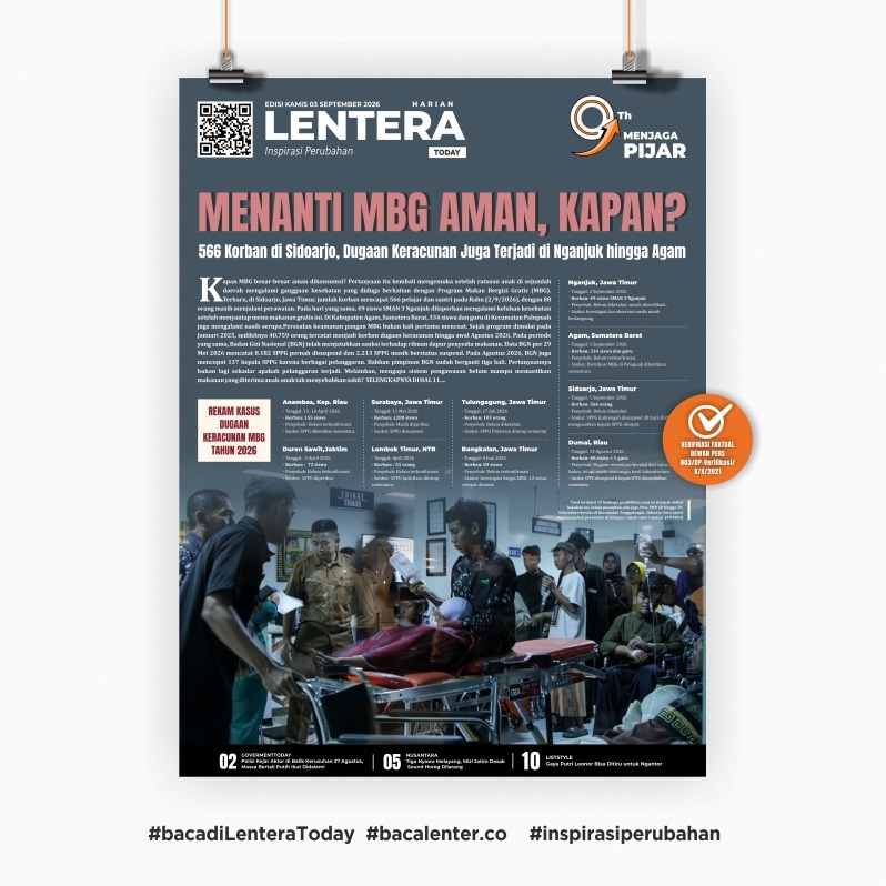 Menanti MBG Aman, Kapan? (Koran Kamis, 3 September 2026)