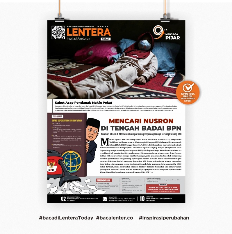 Mencari Nusron di Tengah Badai BPN (Koran Kamis, 17 September 2026)