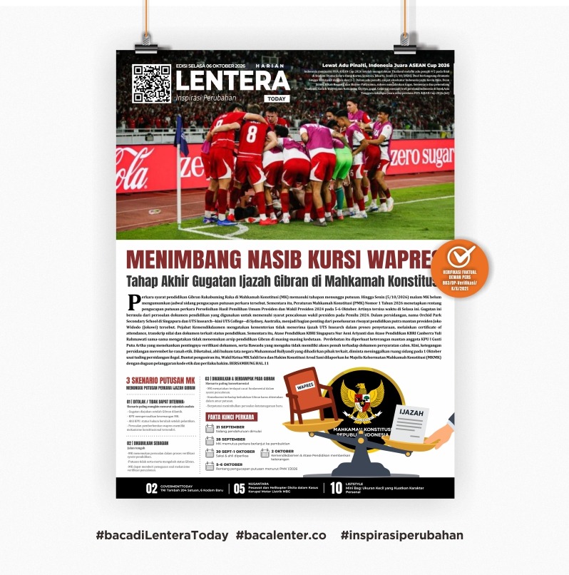 Menimbang Nasib Kursi Wapres (Koran Selasa, 6 Oktober 2026)