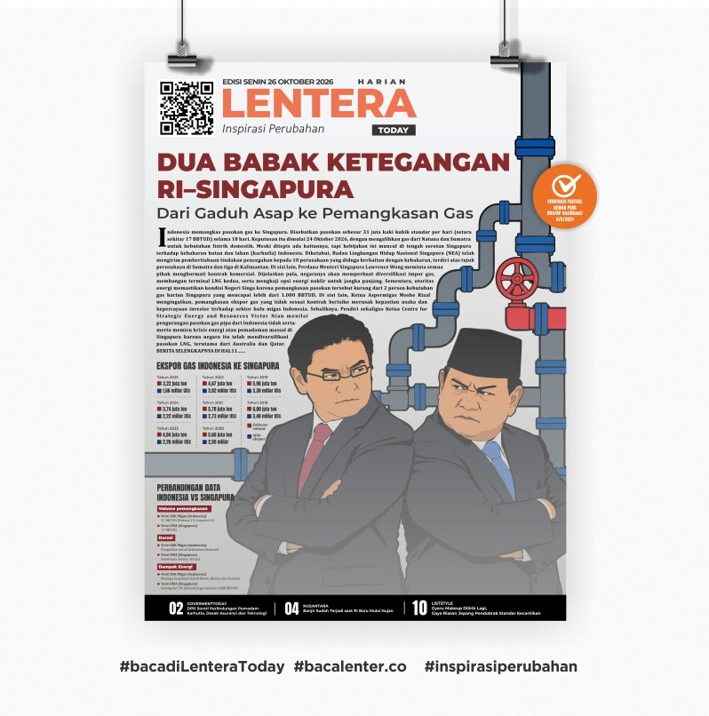 Dua Babak Ketegangan RI-Singapura (Koran Senin, 26 Oktober 2026)