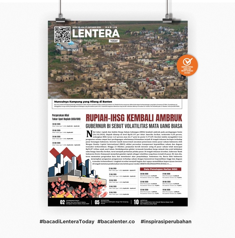 Rupiah-IHSG Kembali Ambruk ( Koran Selasa, 27 Oktober 2026)