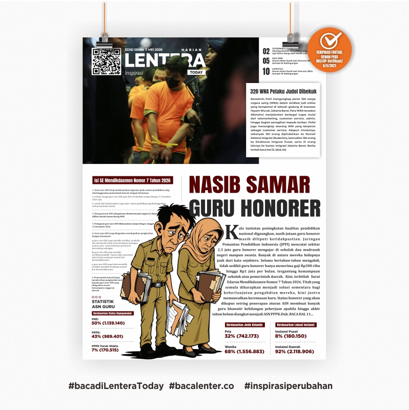 Nasib Samar Guru Honorer (Koran Senin, 11 Mei 2026)