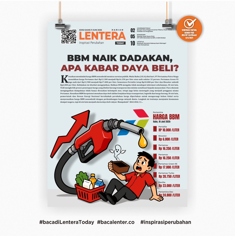 BBM Naik Dadakan, Apa Kabar Daya Beli ? (Koran Kamis, 11Juni 2026)