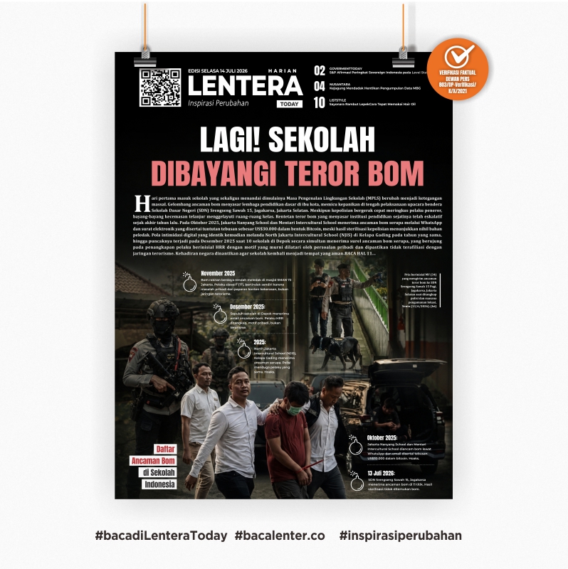 Lagi! Sekolah Dibayangi Teror Bom (Koran Selasa, 14 Juli 2026)