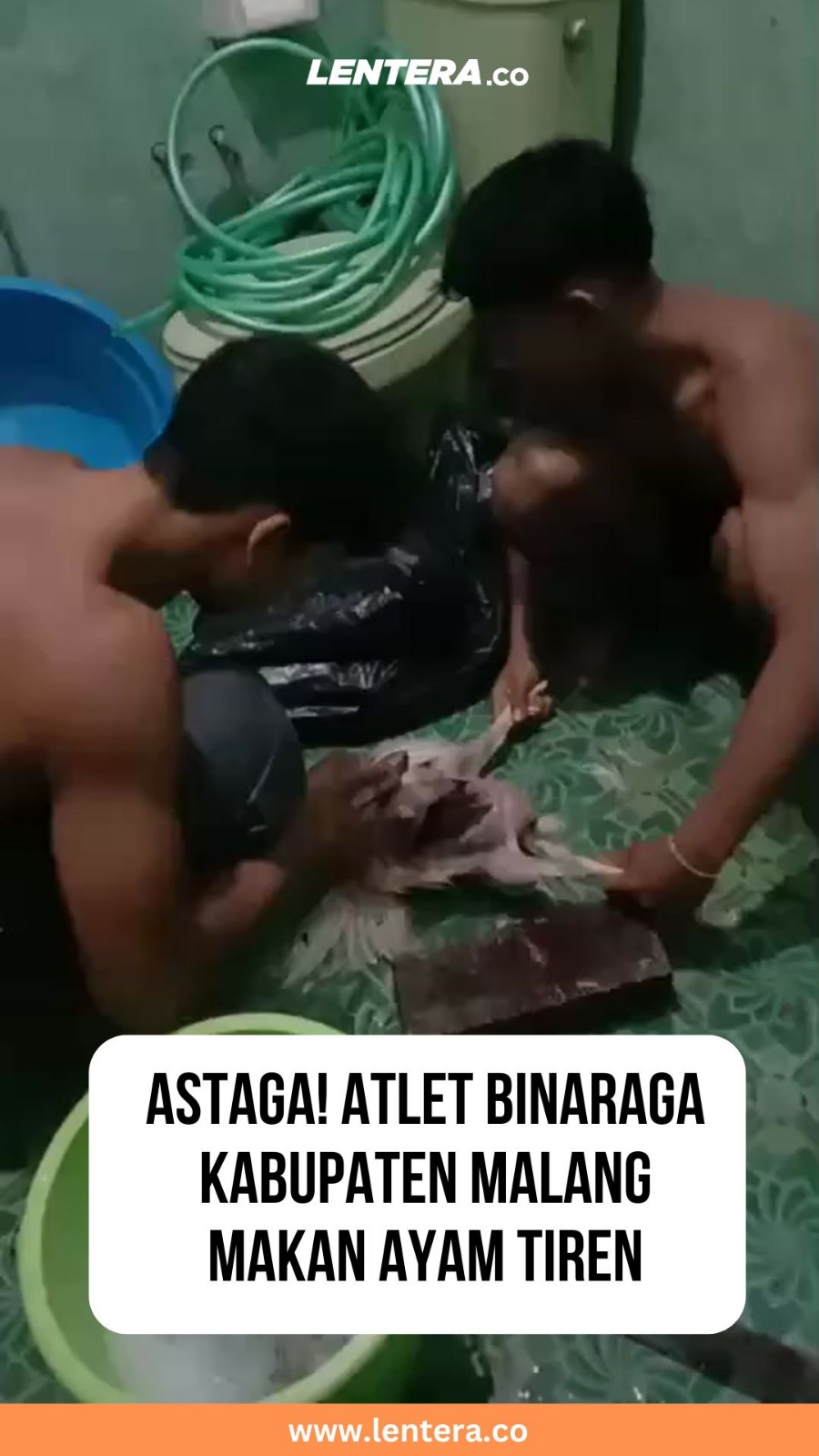 Astaga! Atlet Binaraga Kabupaten Malang Makan Ayam Tiren