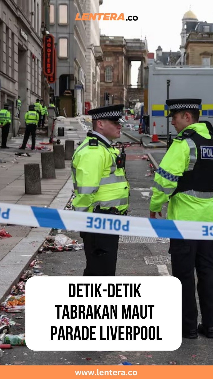 Detik-detik Tabrakan Maut Parade Liverpool