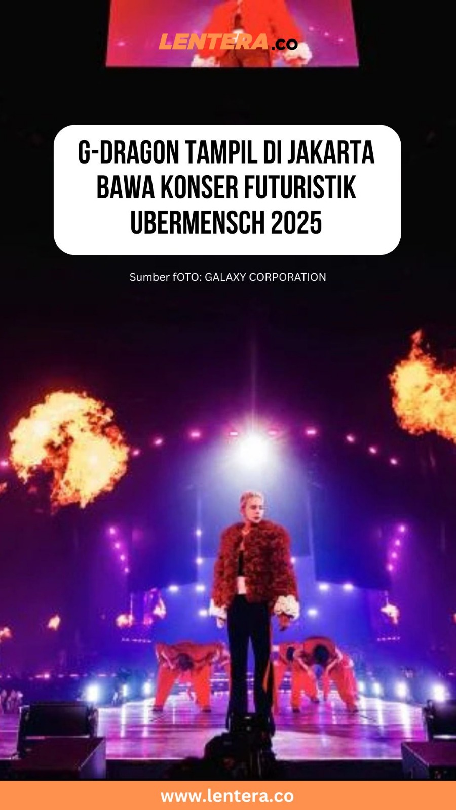 G-Dragon Tampil di Jakarta Bawa Konser Futuristik Ubermensch 2025