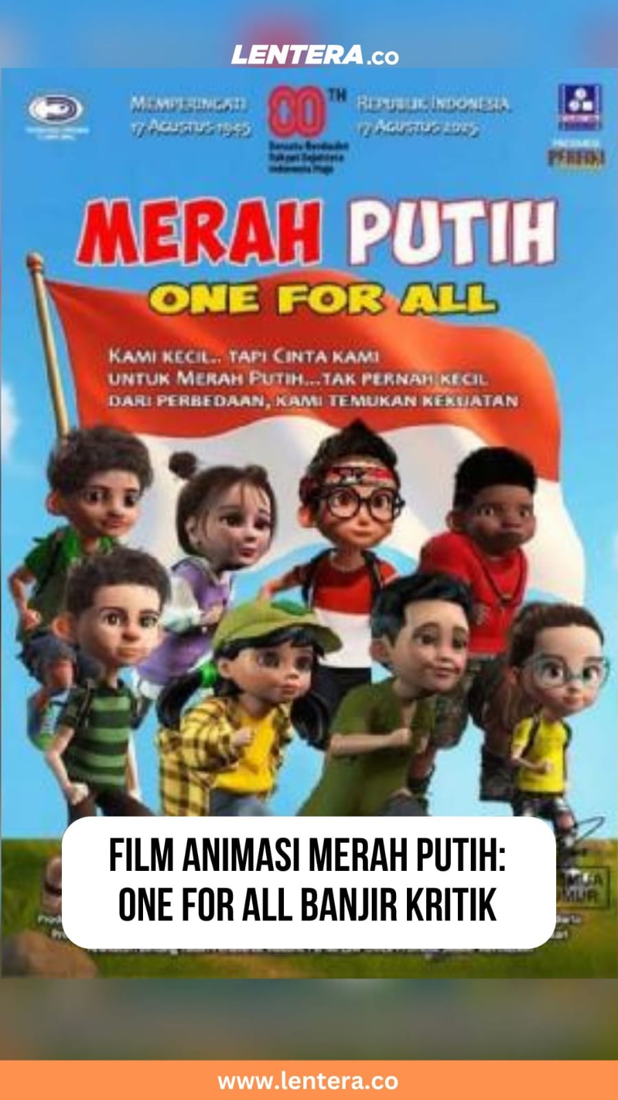 Film Animasi Merah Putih: One for All Banjir Kritik
